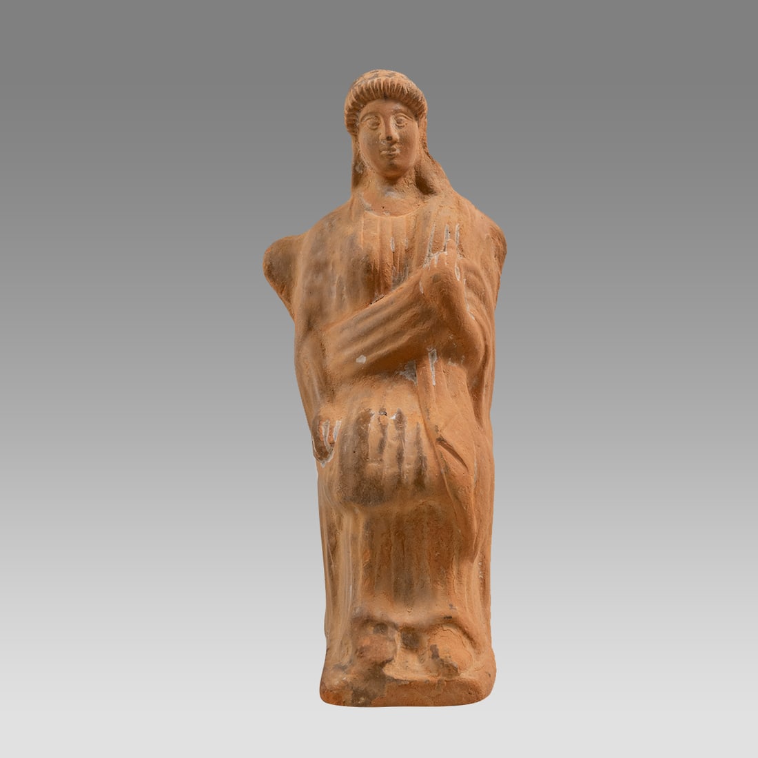 Ancient Archaic Greek Terracotta Female Figure c.5th century BCE. (1 of 5)
