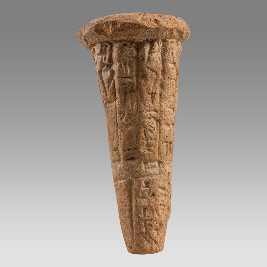 Ancient Babylonian Cuneiform Foundation Cone c.1900 BC. (1 of 3)