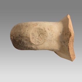 Ancient Judaean Herodian Amphora Handle With Inscription c.1st century BC.