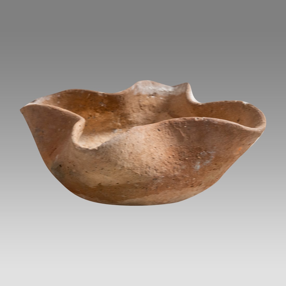 Ancient Holy Land Bronze Age Terracotta Oil Lamp with four spouts c.2000 BC. (1 of 3)
