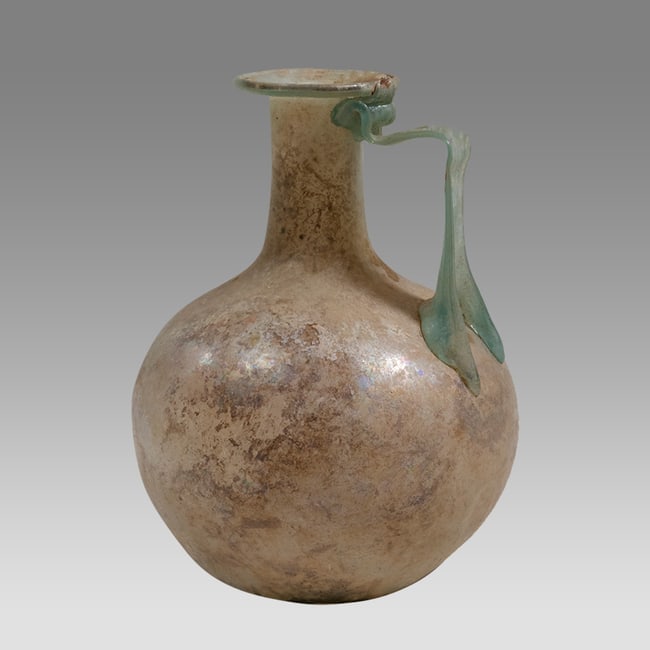 Ancient Roman Glass Jug c.2nd-3rd century AD. (1 of 2)
