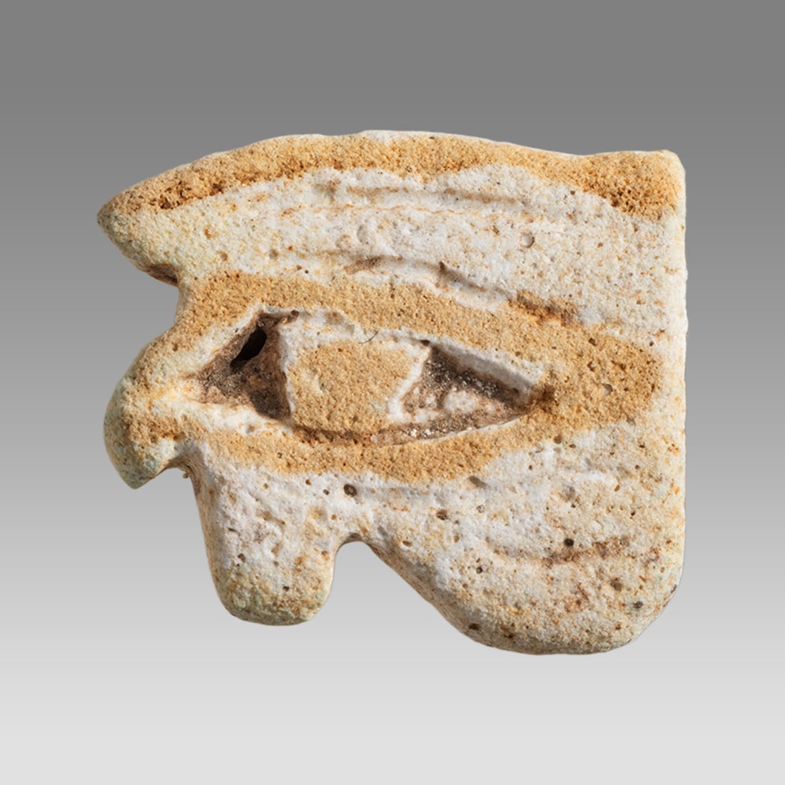 Ancient Egyptian Faience Eye Of Horus Amulet c.664-332 BC. (1 of 1)