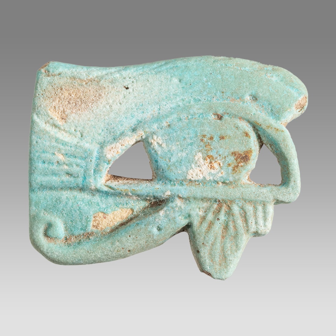 Ancient Egyptian Faience Amulet, Eye Of Horus c.664-332 BC. (1 of 1)