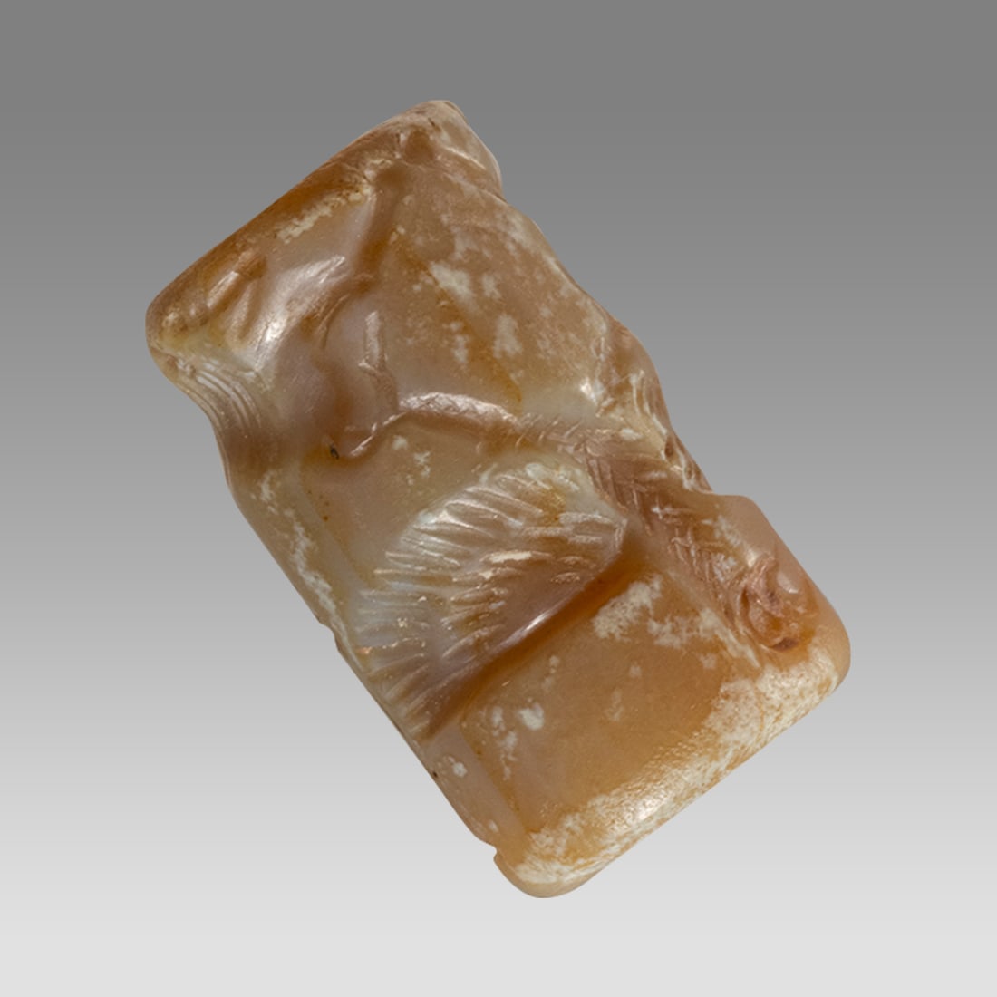 Mesopotamian Style Agate Cylinder Seal. (1 of 2)