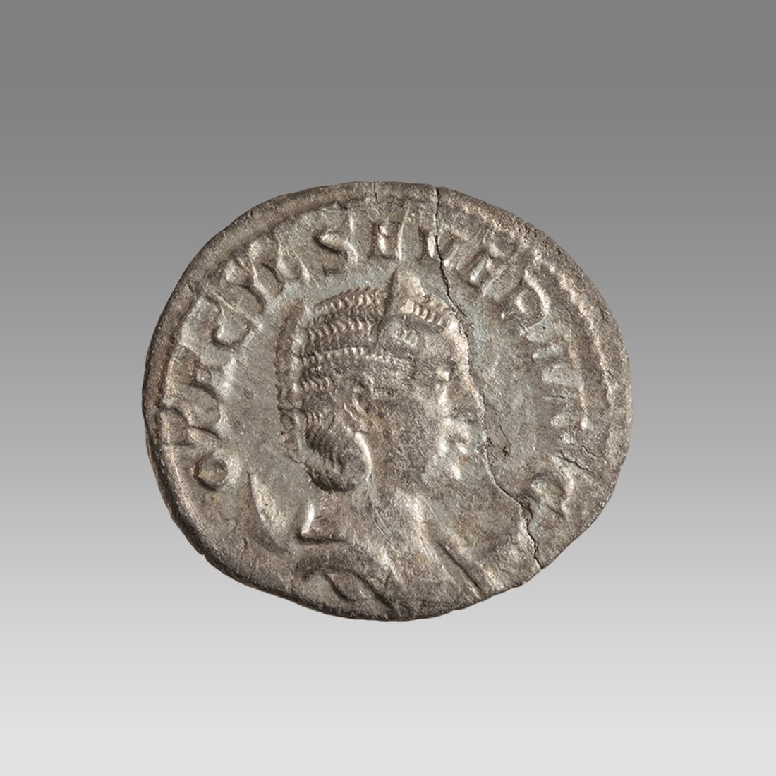 Ancient Roman AR Antoninianus Otacilia Severa SAECVLARES AVGG hippopotamus from Rome. (1 of 2)