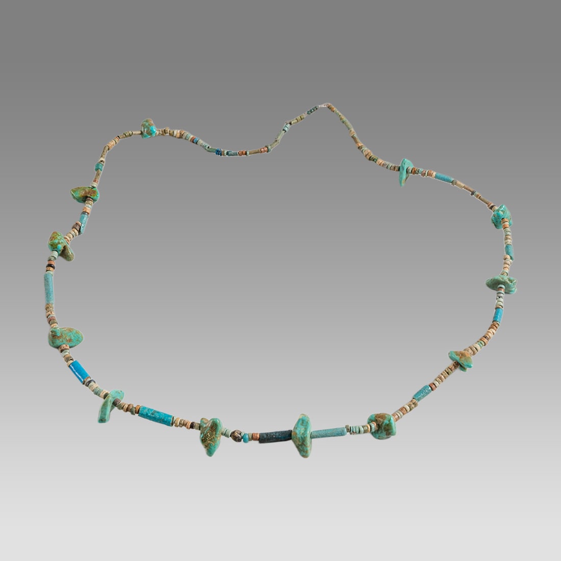 Ancient Egyptian Faience Bead Necklace c.300-50 BC. (1 of 1)