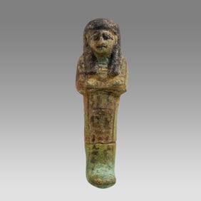 Egyptian Style Pottery Ushabti Figure.