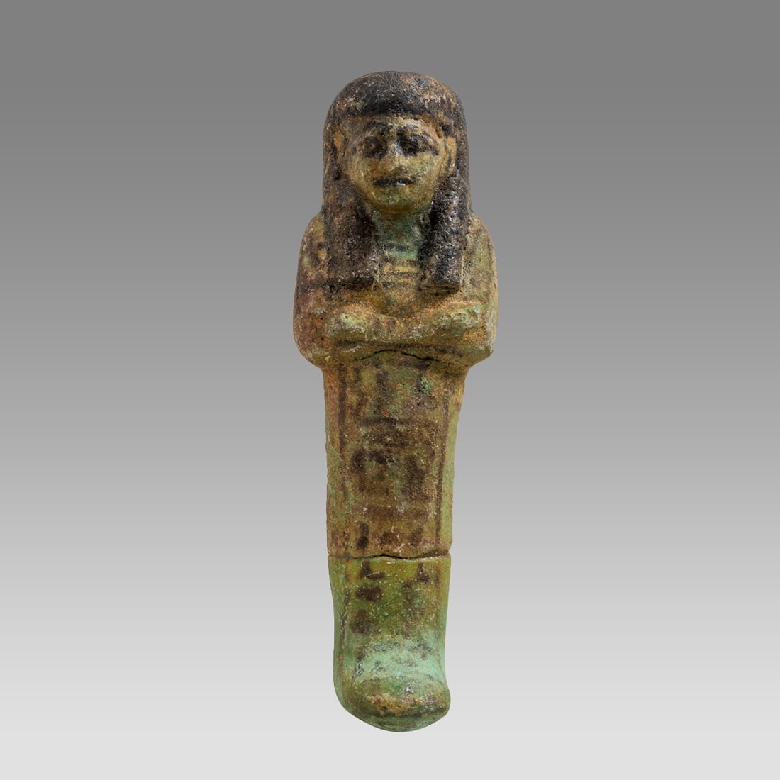 Egyptian Style Pottery Ushabti Figure. (1 of 3)