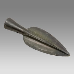 Ancient Europe Celtic, Bronze Spear Head c.200 BC.