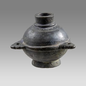 Ancient Luristan Bronze Kohl Jar c.1000 BC.