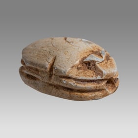 Ancient Egyptian Steatite stone Scarab c.1500-1100 BCE.