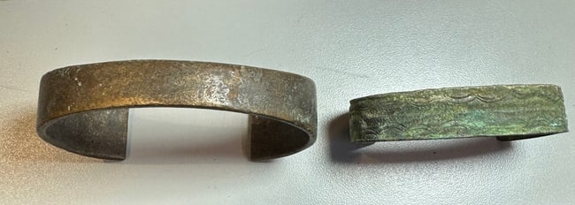 Ancient Roman Bronze Bracelets c.2nd century AD.(2) (1 of 2)