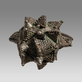 Ancient Islamic Silver Single Earring c.9th century AD.