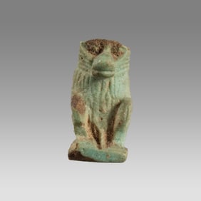 Ancient Egyptian Stone Baboon Amulet c.300-50 BC.