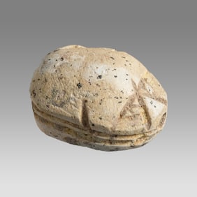 Ancient Egyptian Steatite Scarab New Kingdom c.1550-1070 BC.