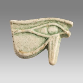 Ancient Egyptian Faience Eye Of Horus Amulet c.300-50 BC.