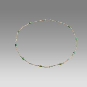 Ancient Egyptian Faience Bead Necklace c.300-50 BC.