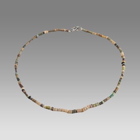 Ancient Egyptian Faience Bead Necklace c.300-50 BC.