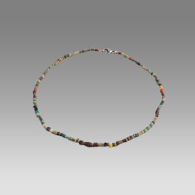 Ancient Egyptian Faience Bead Necklace c.300-50 BC.