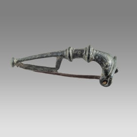Ancient Roman Bronze Fibula Brooche c.2nd century AD.