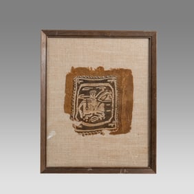 Ancient Coptic Egypt Textile Fragment c.2nd century AD.