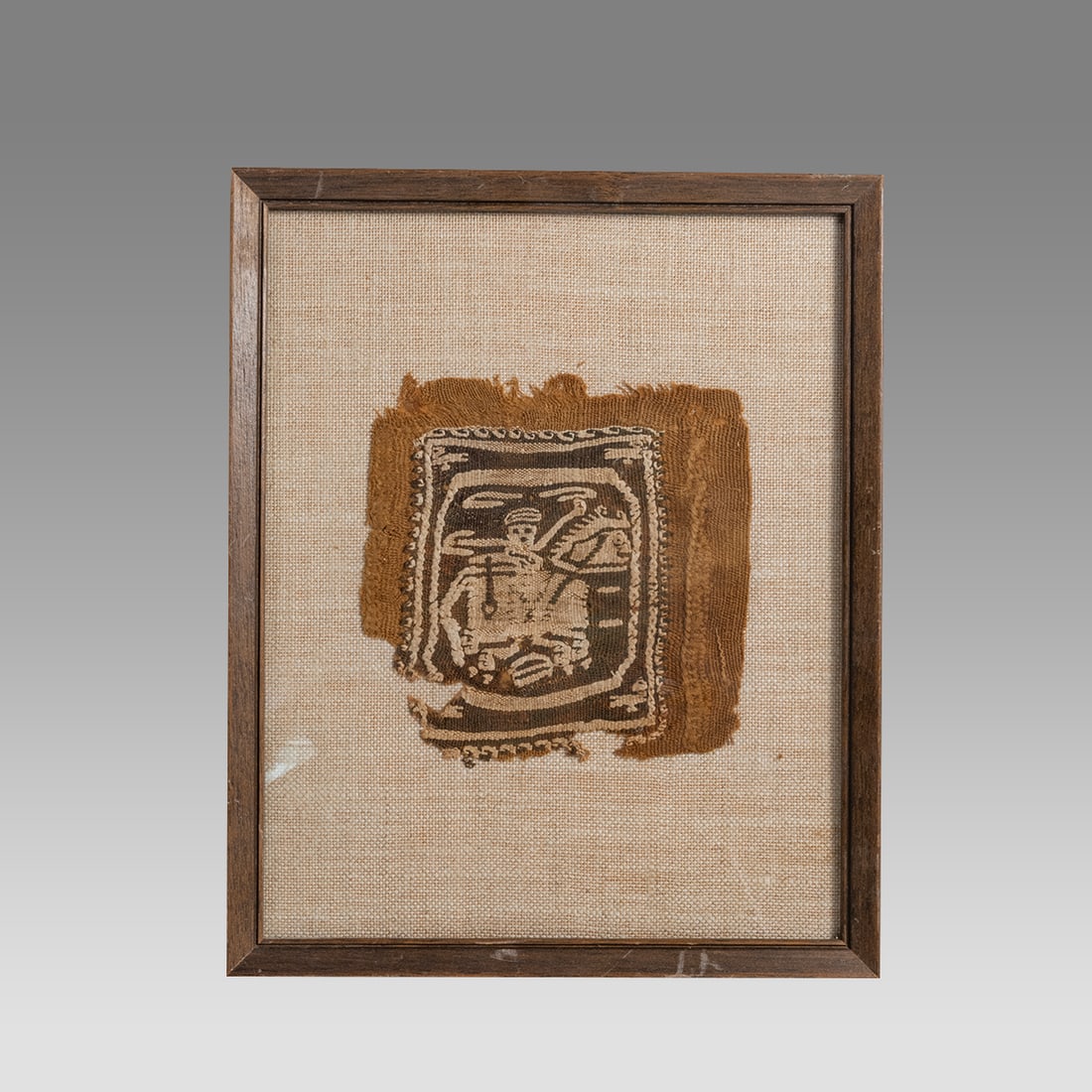 Ancient Coptic Egypt Textile Fragment c.2nd century AD. (1 of 1)