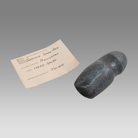 Ancient Pre Columbian Grooved STone Axe, Protoclassic c.100-300 AD.