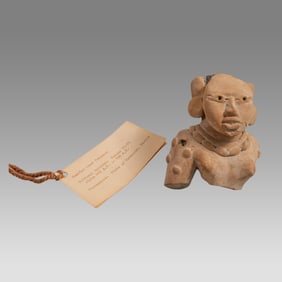 Ancient Pre Columbian Veracruz Pottery Huaxtex Figure c.400-800 AD.