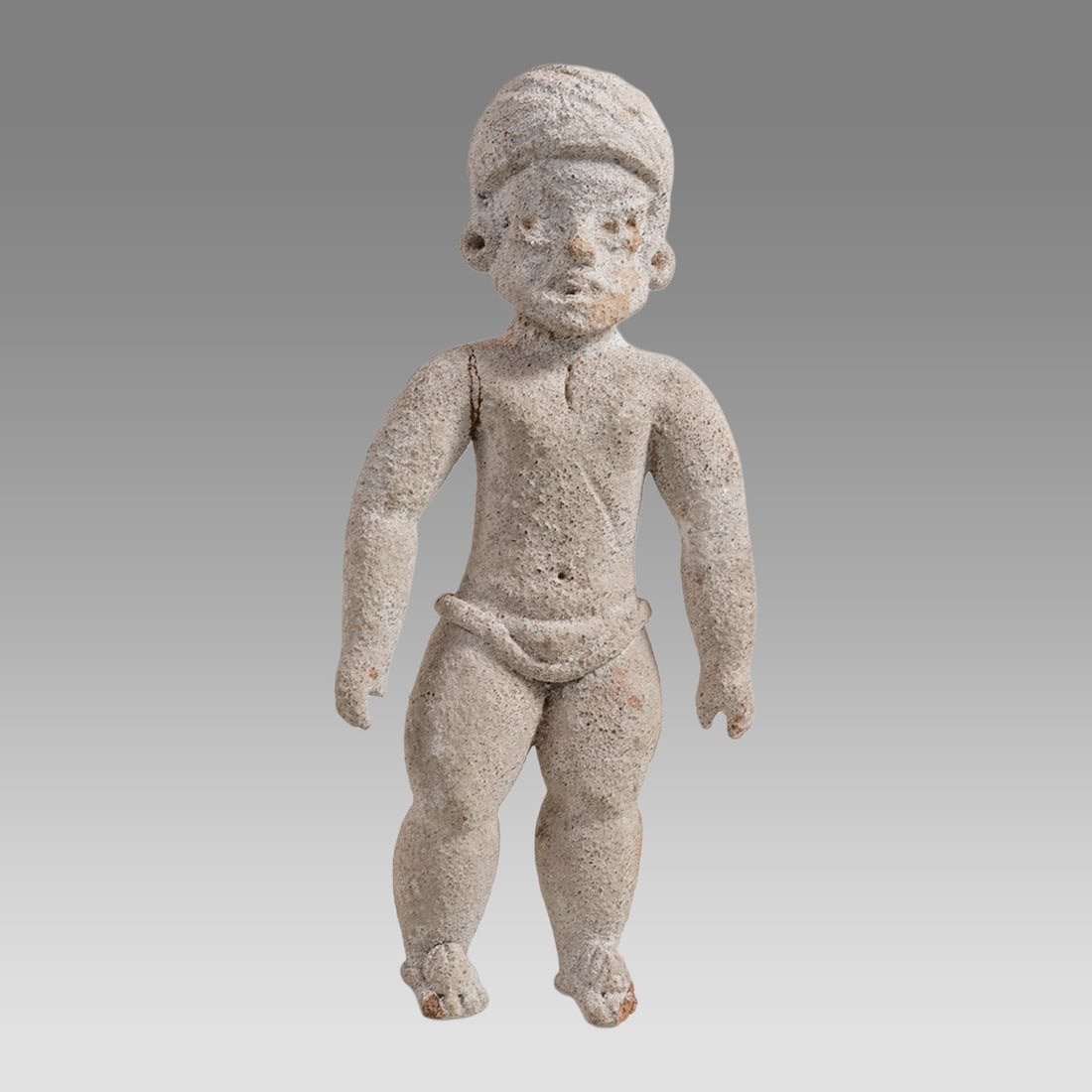 Xochipala Style Standing Pottery Figure. (1 of 2)