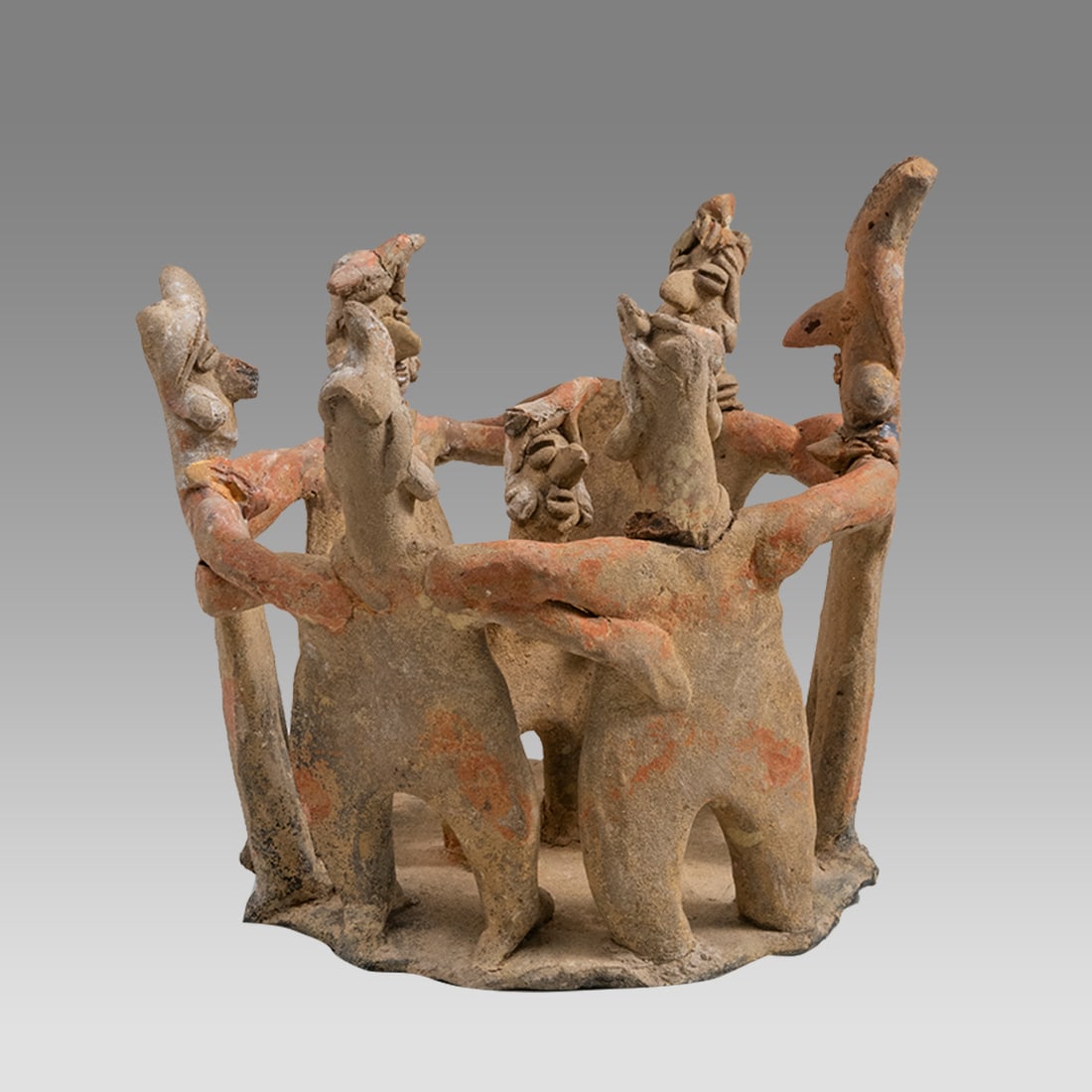 Fine Colima Dance Group Ca. 100 B.C. - 250 A.D. (1 of 3)