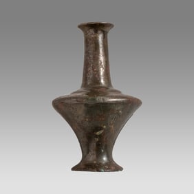 Islamic Bronze Kohl Container Ca. 10th-12th century A.D.