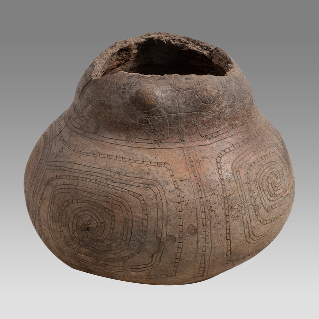 Marajo Pottery Olla Ca. 400-1300 A.D., Marajo Island, Para, Brazil., (1 of 1)