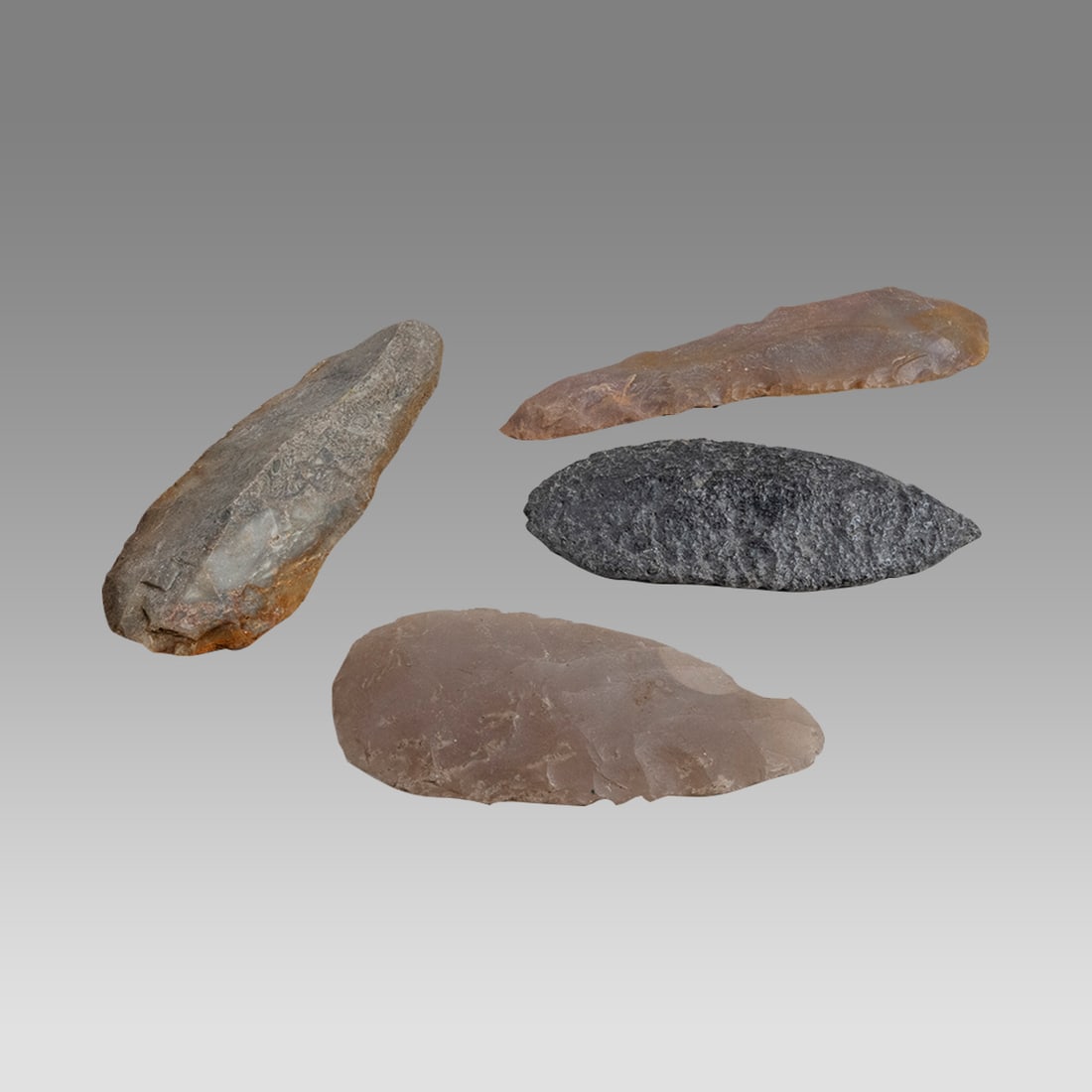 Four Neolithic Stone Knives Ca. 6000 - 4000 B.C., North Africa, (1 of 1)
