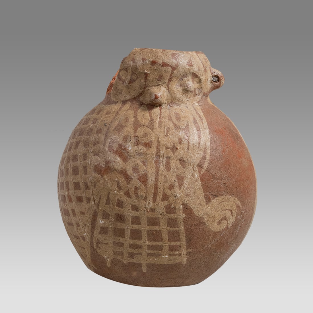 Chancay Owl Vessel Ca. 800-1200 A.D. (1 of 2)
