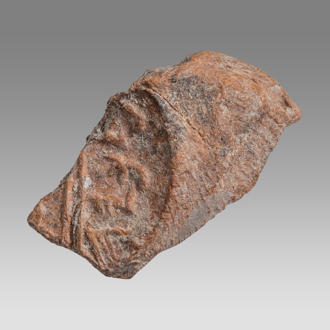 Ancient Holy Land Clay Impression With Hebrew Inscription ( Negbi Ben Malkiyahu) c.7th century BC. (1 of 3)