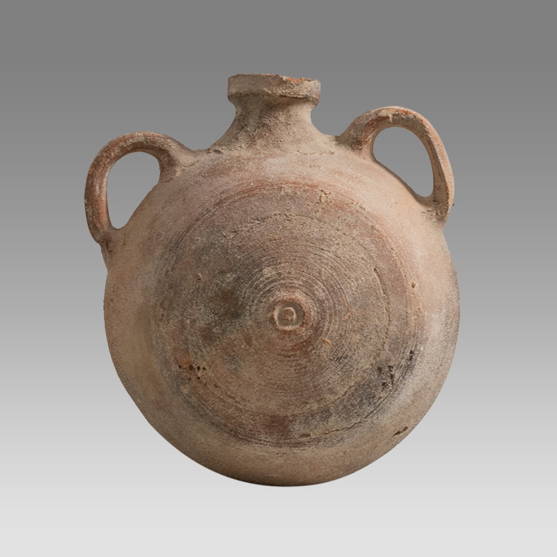 Ancient Holy Land Herodian Terracotta Pilgrim Flask c.1st century AD. (1 of 3)