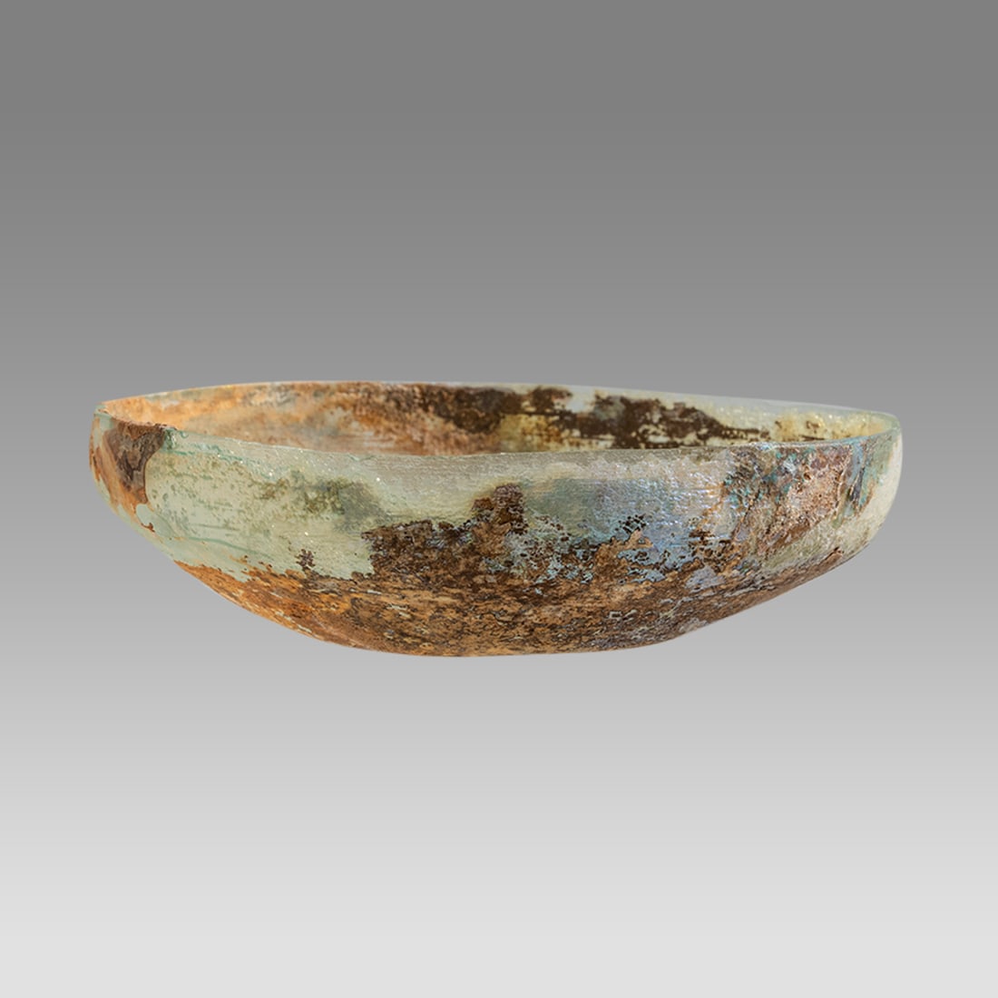 Ancient Holy Land Roman Glass Bowl c.1st-3rd century AD. (1 of 3)