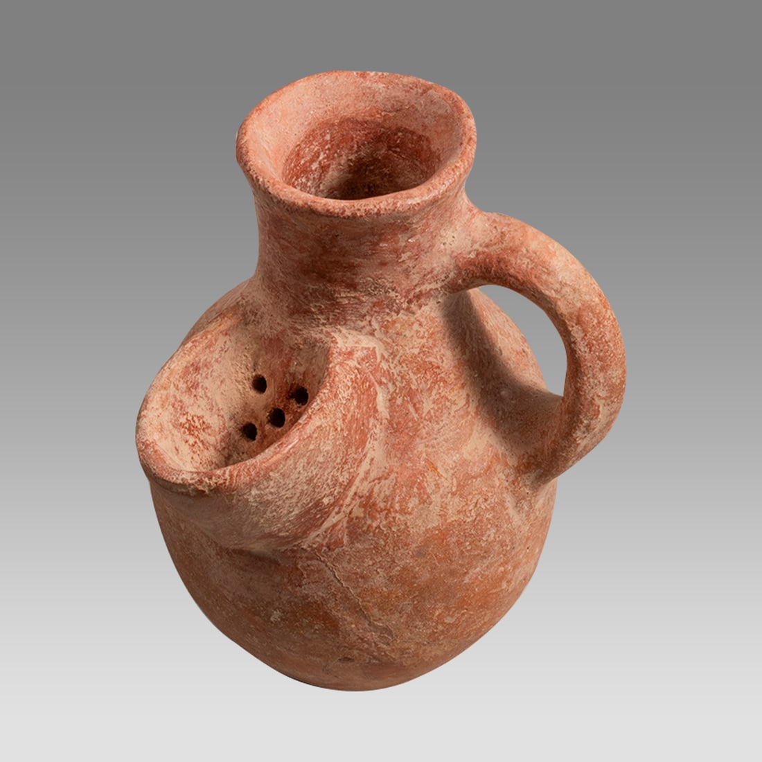 Ancient Holy Land, Iron Age Pottery Beer Jug c.900 BC. (1 of 4)