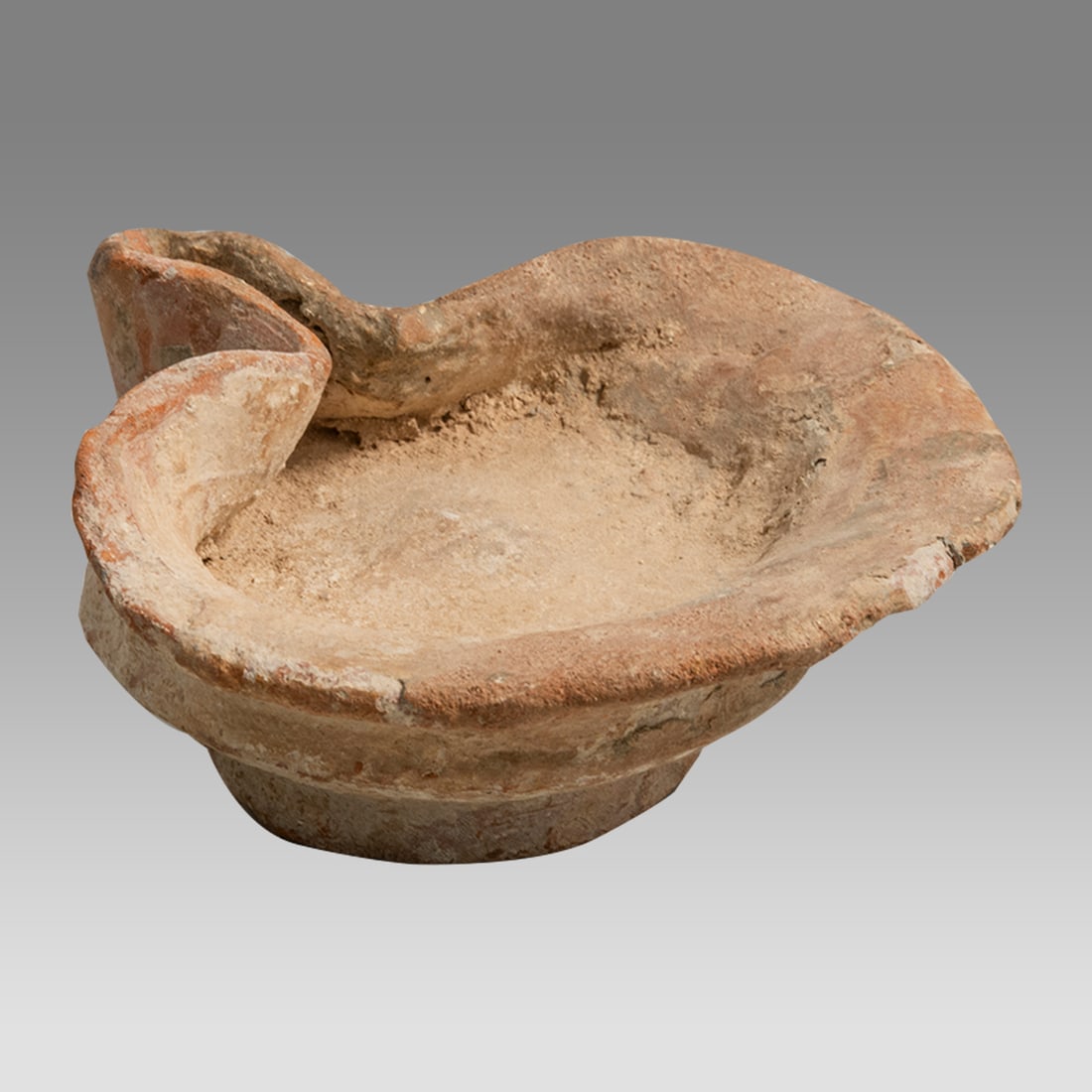 Ancient Holy Land, Iron Age TERRACOTTA Oil Lamp c.1400 BC. (1 of 2)