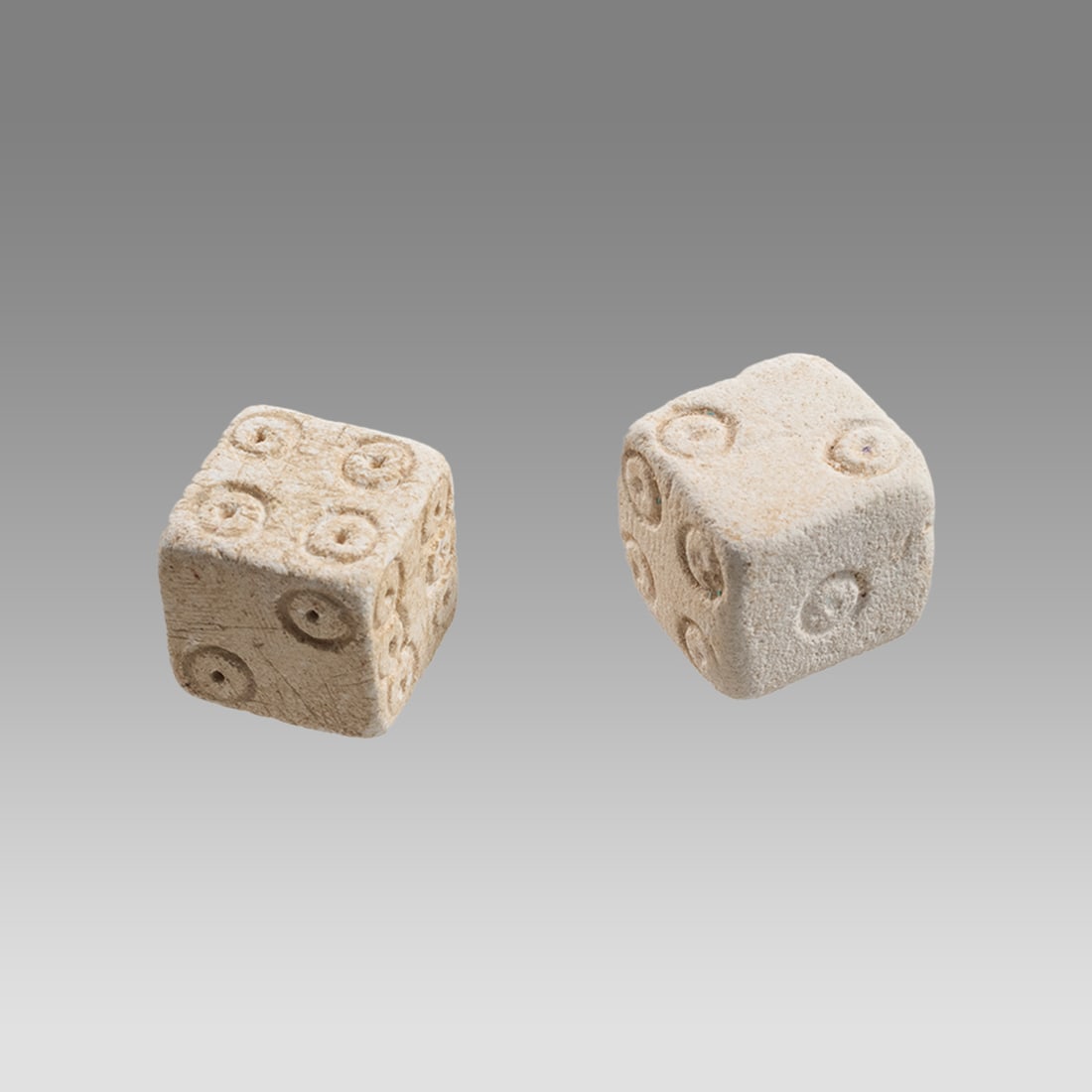 A Pair Of Ancient Roman Bone Dice c.2nd century AD. (1 of 2)