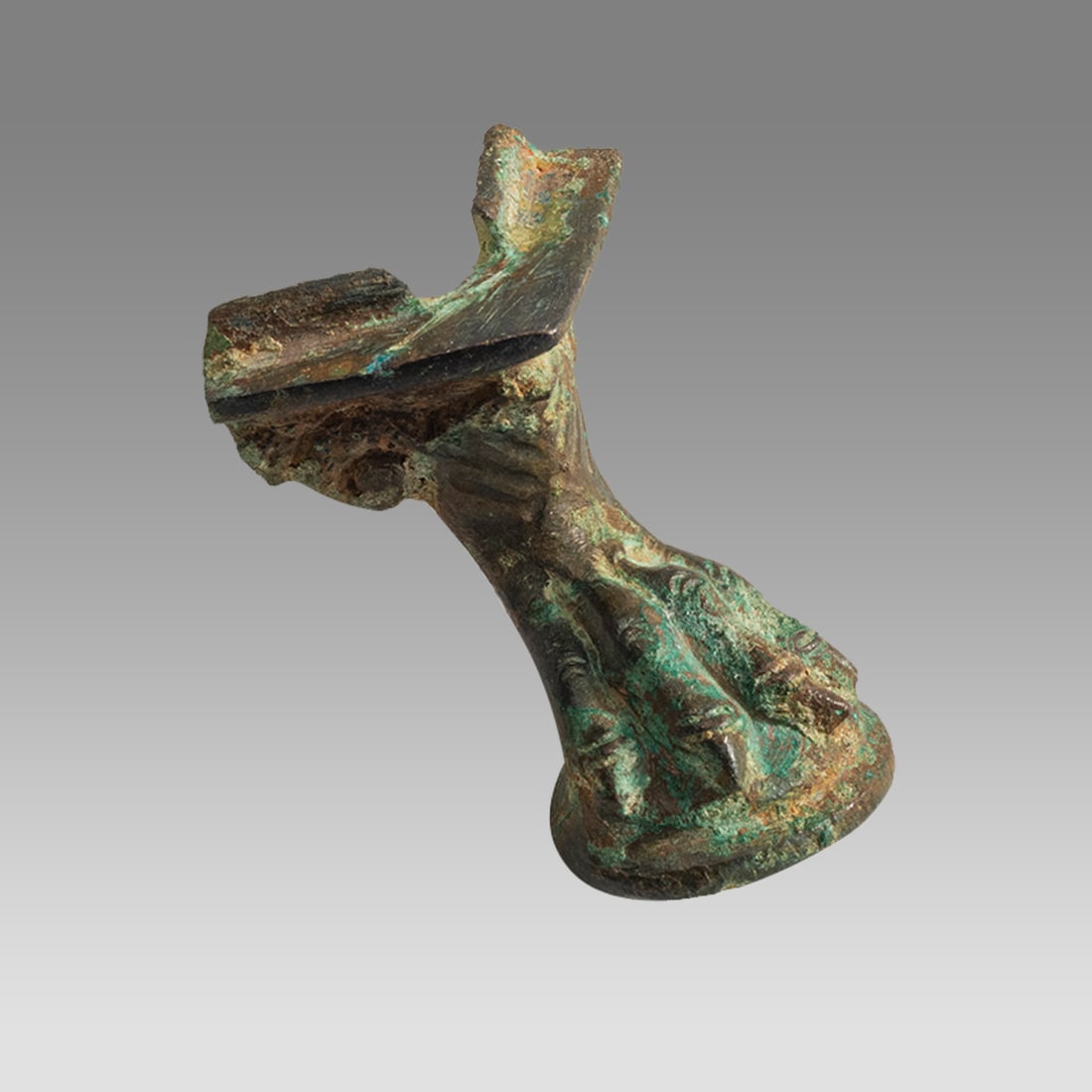 Ancient Roman Bronze Vessel Foot c.1st-2nd century AD. (1 of 2)
