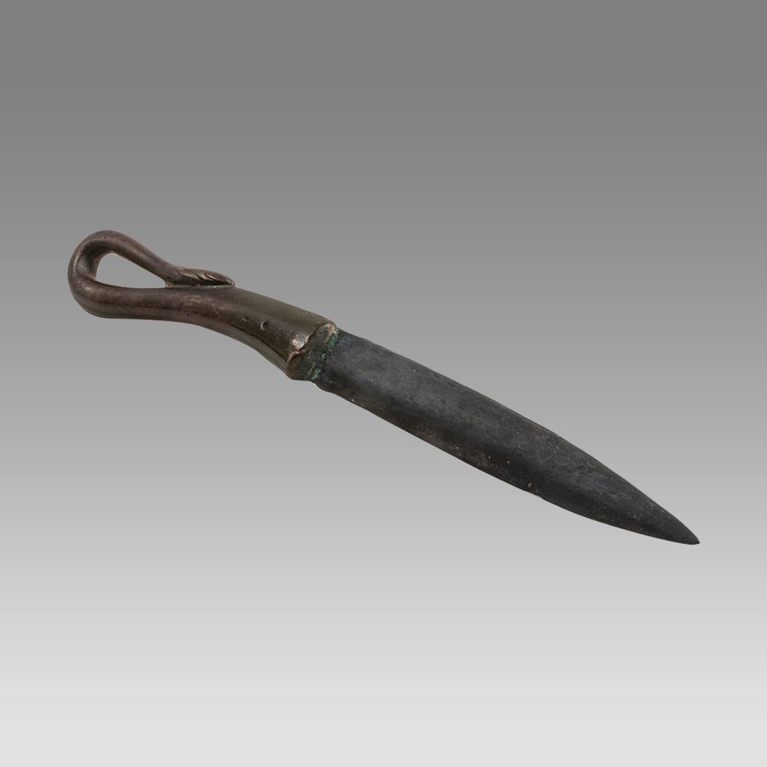 ANCIENT EGYPTIAN Bronze Dagger Ptolemaic Perioc CIRCA 300-50 B.C. (1 of 2)