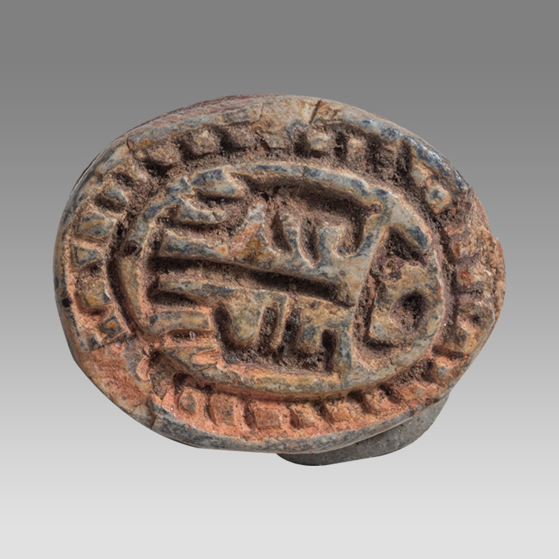 Ancient Egyptian Steatite stone Scarab c.1500-1100 BCE. (1 of 2)