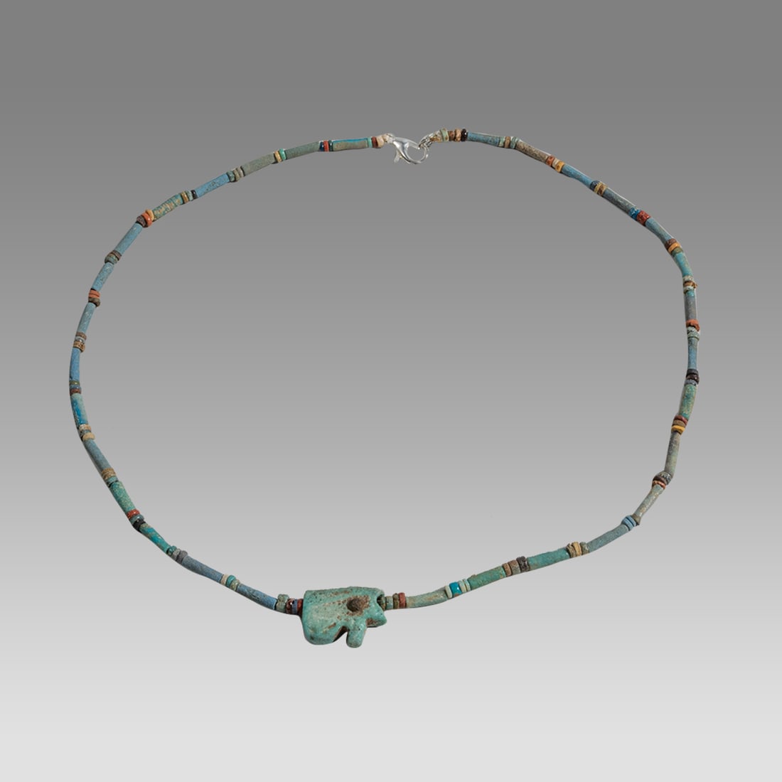 Ancient Egyptian Faience, Necklace c.300-50 BC. (1 of 1)