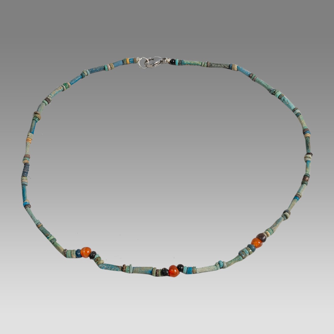 Ancient Egyptian Faience, Necklace c.300-50 BC. (1 of 1)
