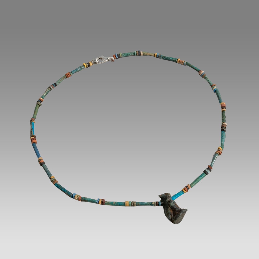 Ancient Egyptian Faience, Necklace c.300-50 BC. (1 of 1)