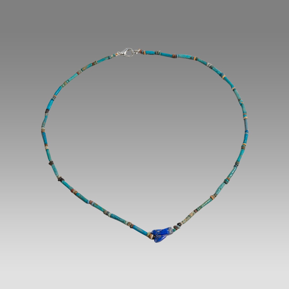 Ancient Egyptian Faience, Necklace c.300-50 BC. (1 of 1)