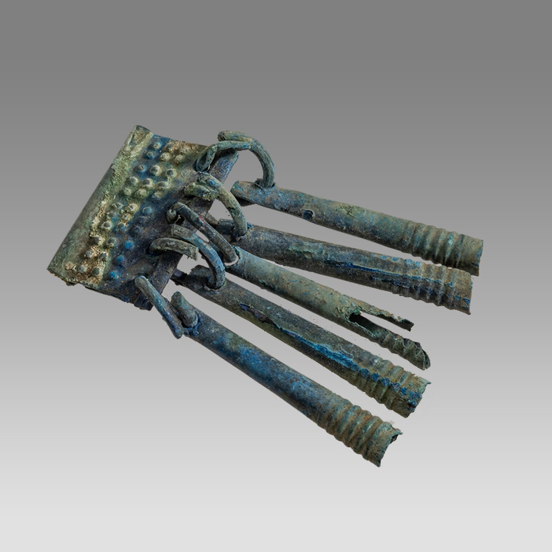 Ancient Bronze Clothing Tinkler, Finno-Ugric, 700 AD. (1 of 1)