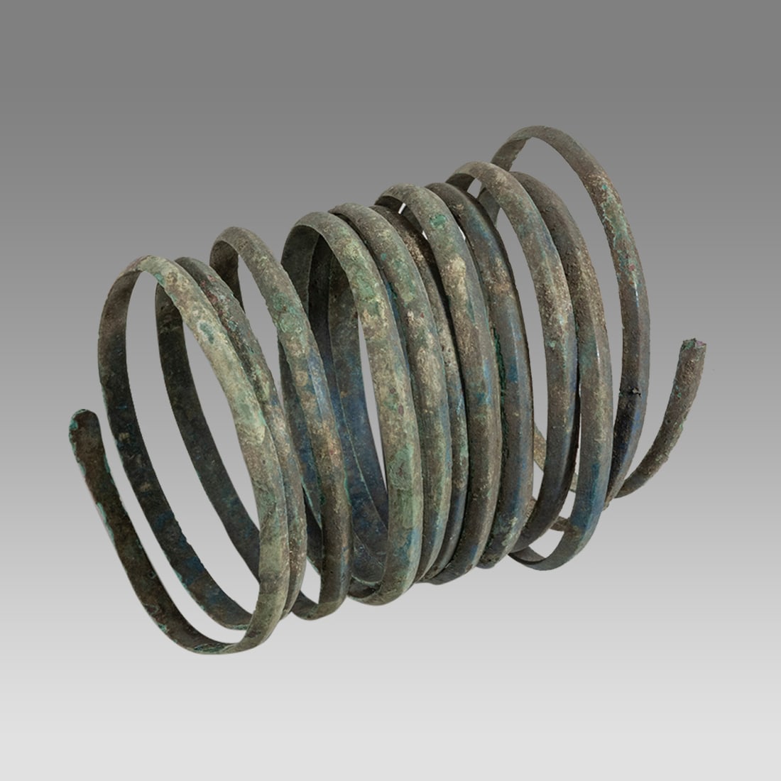 Ancient Bronze Snake Bracelet, Roman c.1st century AD. (1 of 1)