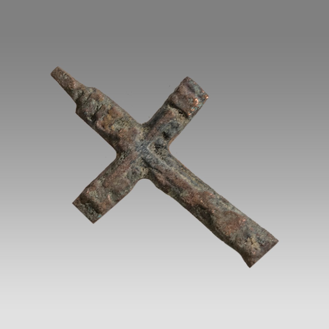 Medieval Bronze Cross c.1200-1400 AD. (1 of 1)